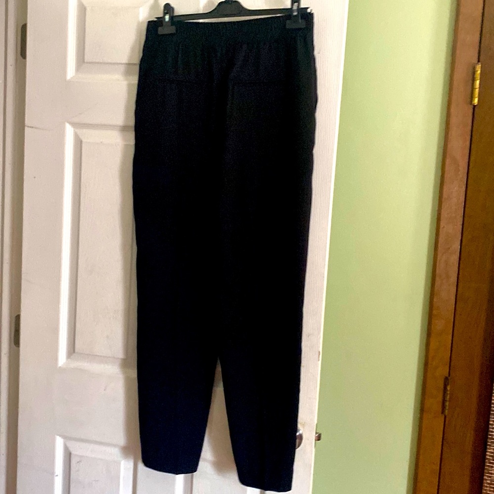 Black straight leg pant